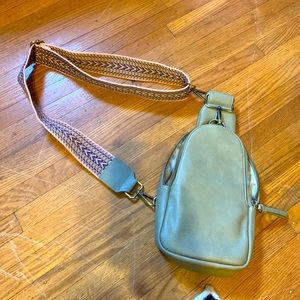 NWOT Anthropologie Liberty Crossbody Bag